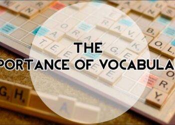 Importance of vocabulary in English