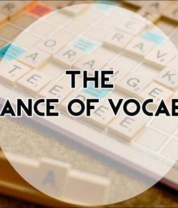 Importance of vocabulary in English